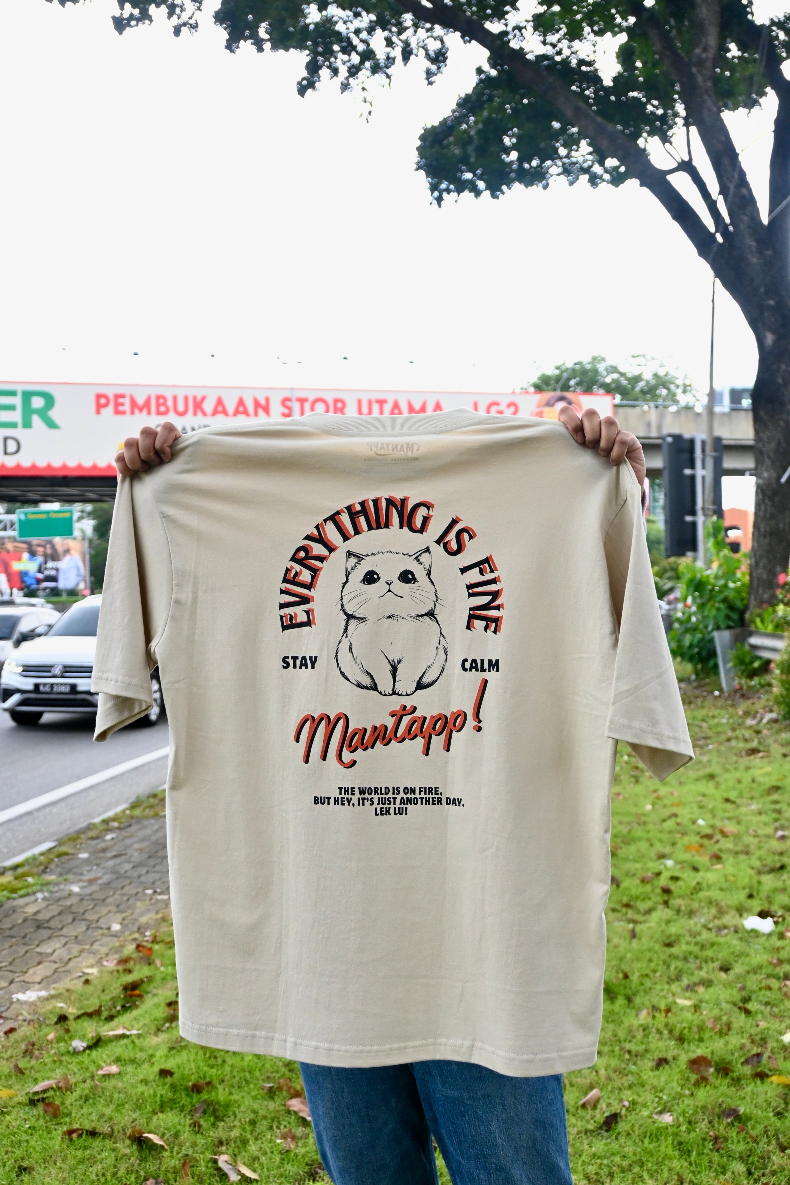 Mantapp Everything is Fine T-Shirt - Limited Prints – Mantapp Pouches