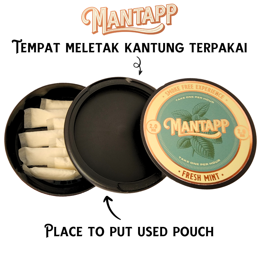 Mantapp Pouch - Fresh Mint 2mg