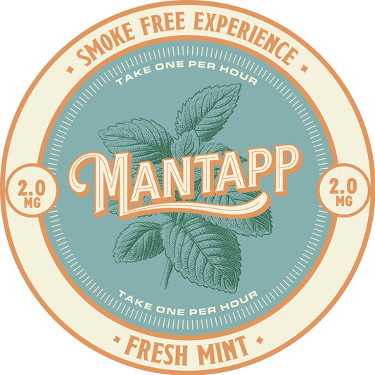 Mantapp Nicotine Pouch - Fresh Mint 2mg     (20 Pack Subscription)